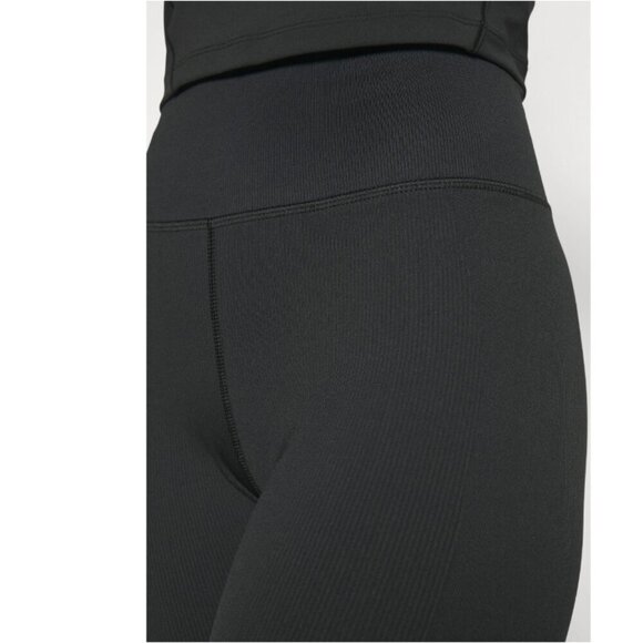 Athleta | Aurora Ribbed Seamless Legging In Black - Picture 5 of 12